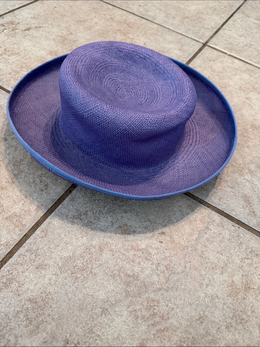 Vintage Street Smart by Betmar Purple Wide-Brim Felt Hat